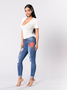 Tight Embroidered Denim&jeans