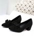 Spring Chunky Heel Pumps