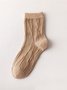 5 Pairs Of Vintage Palace Style Jacquard Knitted Socks
