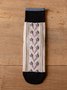 5 Pairs Of Vintage Palace Style Jacquard Knitted Socks