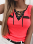 Casual V Neck Tank & Cami