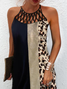 Crew Neck Loosen Leopard Shorts