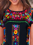 Printed Crew Neck T-shirt