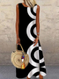 Loosen Color Block Maxi