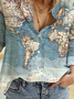 Loosen Casual Blouses