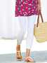 Casual Fit Plain Leggings