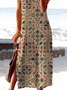 Ethnic Jersey Loose Maxi