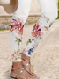 Regular Fit Floral Casual Leggings
