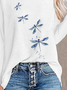 Casual Jersey Loose Crew Neck T-shirt