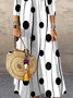Casual Square Neck Loose Maxi