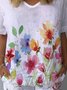 Casual Loose Floral Top