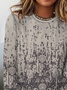 Casual Ethnic Autumn Daily Best Sell Long sleeve Crew Neck H-Line Regular Size T-shirt for Women