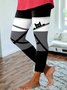 Women Casual Autumn Cat Natural Daily Jersey Best Sell Legging H-Line Leggings