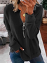 Solid Casual Hoodies & Sweatshirt