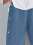 Loosen Vacation Plain Linen & Cotton Bottoms