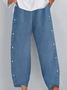 Loosen Vacation Plain Linen & Cotton Bottoms