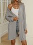 Loose Casual Plain Kimono