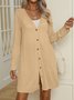 Loose Casual Plain Kimono