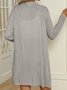 Loose Casual Plain Kimono