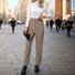 Loose Cotton Casual Plain Skirt