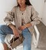 Plaid Others Zipper Casual Jacket