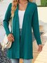 Casual Others Loose Plain Jacket