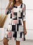 Jersey Casual Dress With No