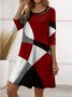 Jersey Casual Dress With No