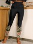 Jersey Casual Tight Ethnic Leggings