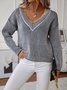 Casual Yarn/Wool Yarn Sweater