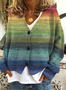 Striped Casual Cardigan