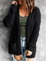 Casual Plain Cardigan