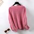 Casual Yarn/Wool Yarn Sweater