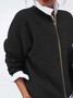 Plain Loose Casual Cardigan