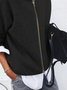 Plain Loose Casual Cardigan