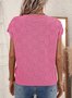 Casual Yarn/Wool Yarn Crew Neck Sweater