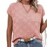 Casual Yarn/Wool Yarn Crew Neck Sweater