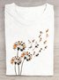 Casual Dog Crew Neck T-Shirt