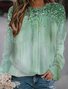 Abstract Casual Loose Sweatshirt