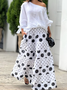 Casual Color Block Two-Piece Set