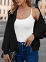 Plain Zipper Casual Jacket
