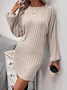 Regular Fit Casual Dress With No