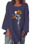 Cotton And Linen Loose Casual Blouse