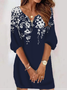Regular Fit Buckle Casual Dress With No