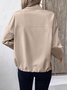 Casual Loose Plain Jacket