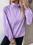 Casual Loose Plain Jacket