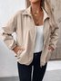 Casual Loose Plain Jacket