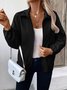 Casual Loose Plain Jacket