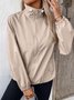 Casual Loose Plain Jacket