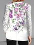 Casual V Neck Lace Blouse